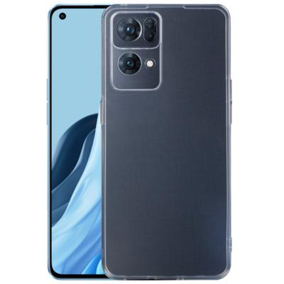 OPPO Reno 7 Pro Kamera Korumalı Ultra İnce Şeffaf Silikon Kılıf