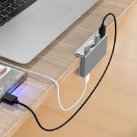 ORICO Alüminyum Masaüstü Klip 4 Port USB3.0 Çoklayıcı HUB Adaptör