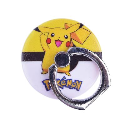 Pokemon Go Karakterli Tasarım Standlı Yüzük Telefon Tutucu