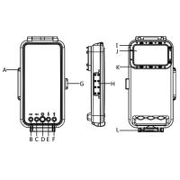 PULUZ 45mt Su Geçirmez Dalış Telefon Kılıfı (Android Uyumlu)