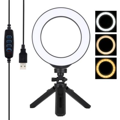 PULUZ 6.2 inç Ring Light Halka Led Işık Standı Çekim Işığı (16cm)