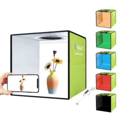 PULUZ Profesyonel LED Işıklı Ürün Fotoğraf Çekim Çadırı (30x30cm)