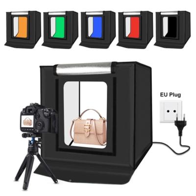 PULUZ Profesyonel LED Işıklı Ürün Fotoğraf Çekim Çadırı (40x40cm)