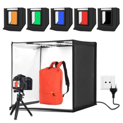 PULUZ Profesyonel LED Işıklı Ürün Fotoğraf Çekim Çadırı (60x60cm)