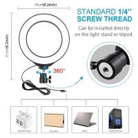PULUZ Tripod+Çift 6.2 inç Telefon Tutucu + Led Işık Standı (16cm)
