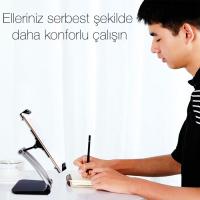 Q010 Ayarlanabilir Masaüstü Tablet ve Telefon Tutucu Stant
