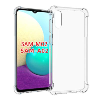 Samsung Galaxy A02 AntiDrop Shockproof Darbe Emici Silikon Kılıf