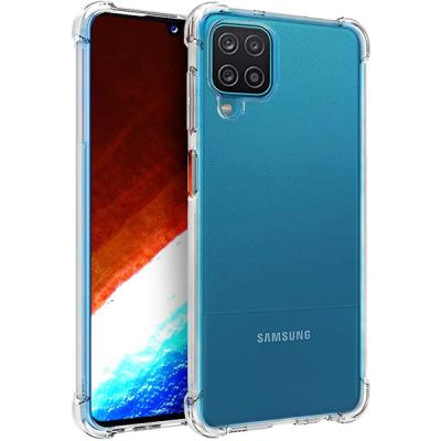 Samsung Galaxy A12 AntiDrop Shockproof Darbe Emici Silikon Kılıf