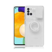 Samsung Galaxy A21S SM-A217 Kamera Koruma Yüzüklü Silikon Kılıf Sürgülü