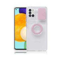 Samsung Galaxy A21S SM-A217 Kamera Koruma Yüzüklü Silikon Kılıf Sürgülü