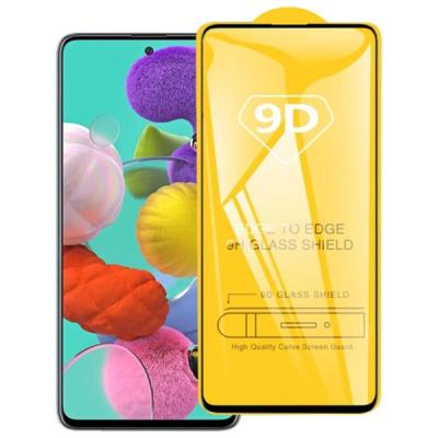 Samsung Galaxy A51 9D Full Glue Tempered Cam Ekran Koruyucu