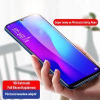 Samsung Galaxy A72 9D Full Glue Tempered Cam Ekran Koruyucu