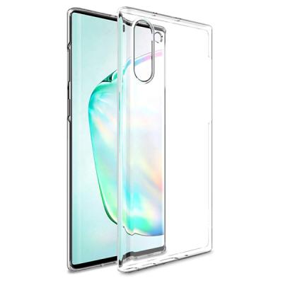 Samsung Galaxy Note 10 Kılıfı Ultra İnce Şeffaf Silikon Kılıf