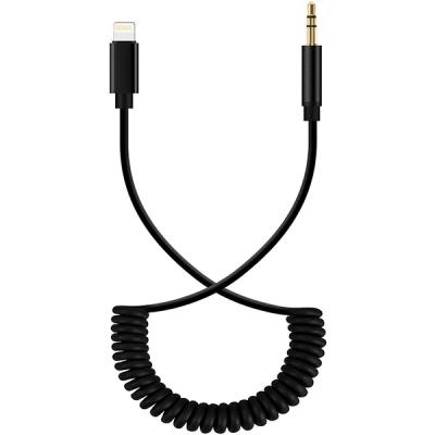 Spiral 3.5mm Aux Ses Aktarım Kablosu (1.5 Mt) iPhone 11 Pro-XR-7-8