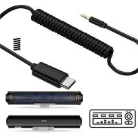 Spiral USB Type-C to 3.5mm Aux Ses Aktarım Kablosu (1.5 Metre)