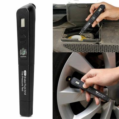 Universal 2in1 Araç Lastik Hava Basıncı ve Fren Hidrolik Yağı Ölçme Aleti