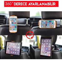 Universal Araç Arka Koltuk Tablet ve Telefon Tutucu
