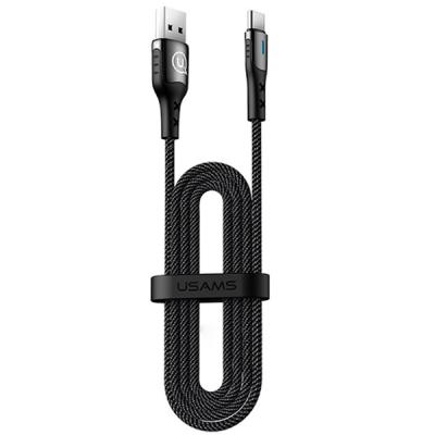 Usams US-SJ319 U27 Nylon Braided 5A USB Type-C Hızlı Şarj Kablosu