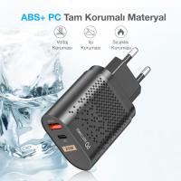 USLION 20W USB QC3.0 Şarj PD3.0 Hızlı Şarj Aleti Şarj Başlığı