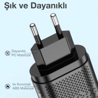 USLION 20W USB QC3.0 Şarj PD3.0 Hızlı Şarj Aleti Şarj Başlığı