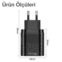USLION 20W USB QC3.0 Şarj PD3.0 Hızlı Şarj Aleti Şarj Başlığı