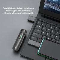 VUXBEEG UP30 2.4GHz Kablosuz Yaka Mikrofonu Youtuber iOS Android