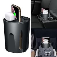 X9A Cup Araç için iPhone 11-12 Kablosuz Şarj Cihazı AirPods Şarjı