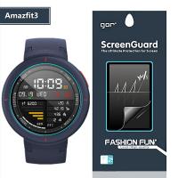 Amazfit 3 için uyumlu Darbe Emici Ekran Koruyucu (2′li Set)