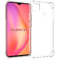 Xiaomi Mi Redmi 9C için Anti-Drop Shockproof Silikon Kılıf