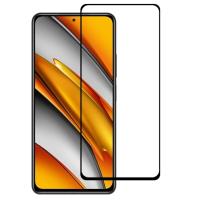Xiaomi Poco F3 Full Glue Kaplama Tempered Cam Ekran Koruyucu