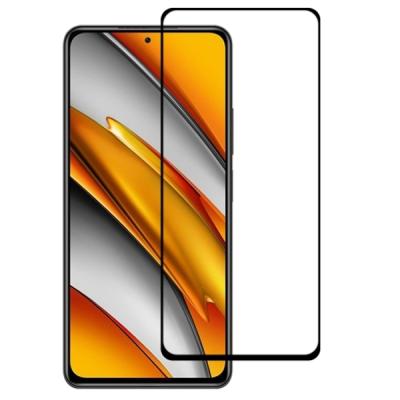 Xiaomi Poco F3 Full Glue Kaplama Tempered Cam Ekran Koruyucu