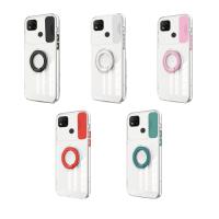 Xiaomi Redmi 9C Sürgü Kamera Korumalı Yüzük Stand Silikon Kılıf