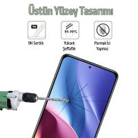 Xiaomi Redmi K40 Glue Full Kaplama Tempered Cam Ekran Koruyucu
