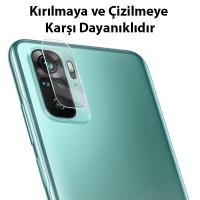 Xiaomi Redmi Note 10 4G Tempered Glass Cam Kamera Lens Koruyucu
