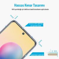Xiaomi Redmi Note 10 için Tempered Kırılmaz Cam Ekran Koruyucu