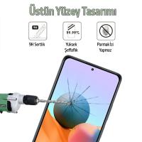 Xiaomi Redmi Note 10 Pro Full Glue Tempered Cam Ekran Koruyucu