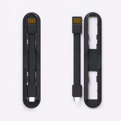 ✅ 2in1 USB Type-C Mini Şarj Kablosu ve Yüzük Telefon Tutucu Stant