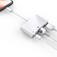 ✅ iPhone-iPad 3in1 Ethernet RJ45 ve USB Kamera Adaptörü NK107