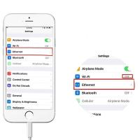 ✅ iPhone-iPad Lightning to Ethernet RJ45 Adaptörü NK107A1