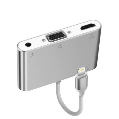 ✅ iPhone iPad P32 HDMI VGA Av Audio Ses Dönüştürücü Adaptör