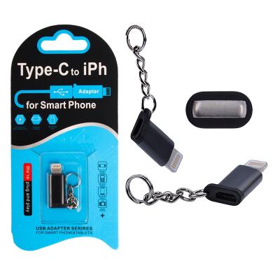 ✅ USB Type-C to iPhone Lightning Dönüştürücü Çevirici Anahtarlık