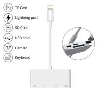 4in1 iPhone,iPad Lightning To TF,SD Card USB Kamera Adaptörü NK108L