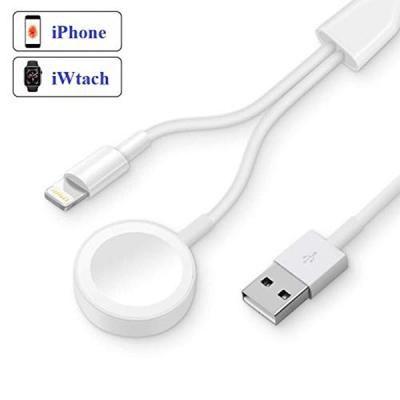 Ally 2in1 İwatch 1-2-3-4 Wireless Şarj- İPhone Usb Şarj Kablosu