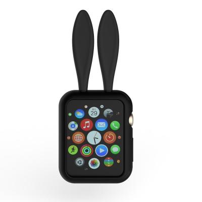 Ally Apple Watch İçin 42mm Tavşan Figürü Silikon Kılıf