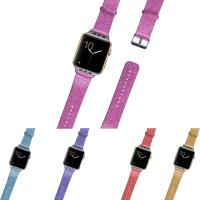 Apple Watch 6-5-4 44MM 1-2-3 42MM Kordon Kayış Deri Parlak