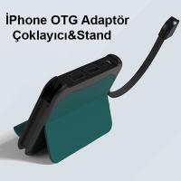 Ally C05 Çok fonksiyonlu İPhone OTG Adaptör Çoklayıcı&Stand