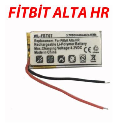Ally Fitbit Alta Hr İçin 40mah Pil Batarya