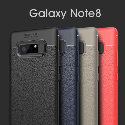 Ally Galaxy Note 8 Litchi Tam Koruma Soft Silikon Kılıf