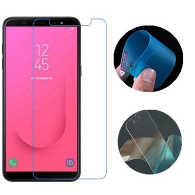 Ally Samsung Galaxy J8 2018 Esnek Darbe Emici Nano Glass Ekran Koruyucu