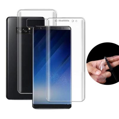 Ally Samsung Galaxy Note 8 İçin Ön Arka 3d Nano Glass Full Şeffaf Koruyucu